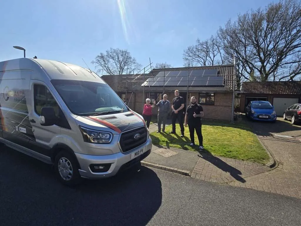 Midland Solar professional team and equipment